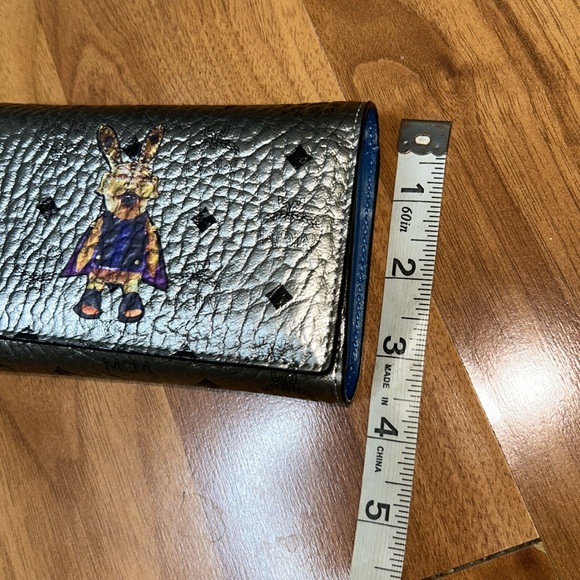 Brand New in Box Authentic MCM Rabbit Mini Visetos Metallic Wallet - Picture 12 of 16